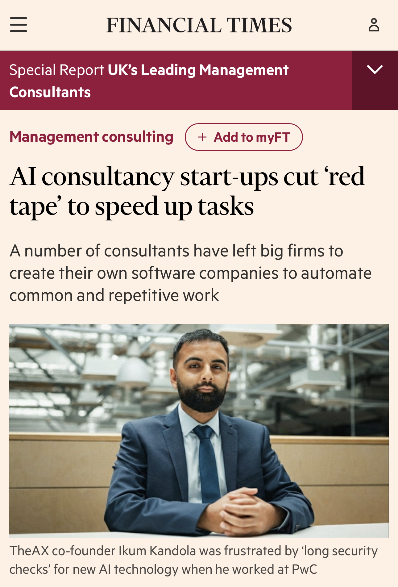 Financial Times mention