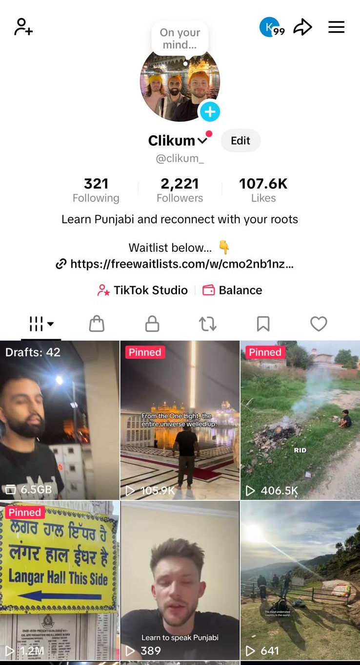 Ikum's TikTok