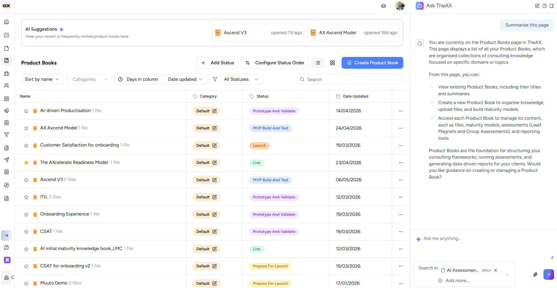 TheAX.ai app